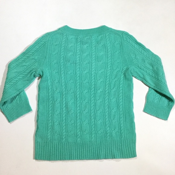 J.Crew Sz S 100% Italian Cashmere Cable Sweater - Picture 4 of 8